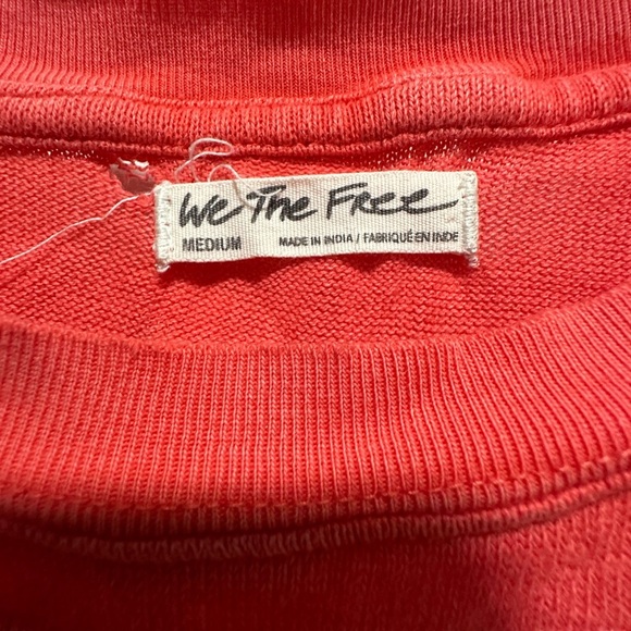 Coral Free People We The Free Warrior Sleeveless Women's Top Size Medium - Picture 3 of 6